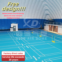 2025 Offre Spéciale! Tente industrielle PVDF de dôme d'air de stade de style/membrane de PVC pour l'usage de sports