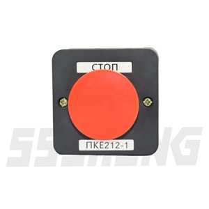 Interruptor de Botón Eléctrico Serie PKE SSSHENG, Interruptor de Caja PKE-<span class=keywords><strong>112</strong></span>-1, Botón de Hongo Rojo IP40 sin Base - Product Image 2