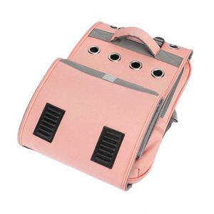 Sac de transport pour animaux de compagnie respirant et pliable, personnalisé en usine BSCI, best-seller, pour chat et chien, accessoires pour animaux de compagnie, idéal pour les sorties. - Product Image 3