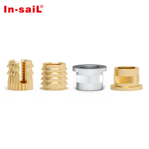 Inserções De Rosca De Bronze Inserção De Luva Rosqueada Inserir Latão Hot Melt Inserir Porca De Rosca Recartilhado Molde De Calor - Product Image 5