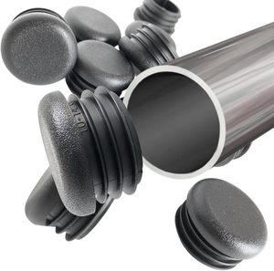 Bouchons de finition noirs <span class=keywords><strong>en</strong></span> plastique <span class=keywords><strong>pour</strong></span> tuyaux, glissières durables <span class=keywords><strong>pour</strong></span> chaises, taille personnalisée <span class=keywords><strong>pour</strong></span> la protection des meubles et des sols - Product Image 4