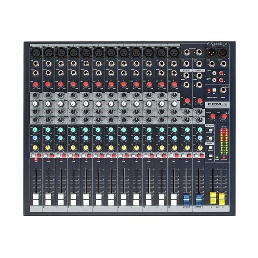Soundcraft EPM12 - 14-Channel Analog Mixer for PA Systems