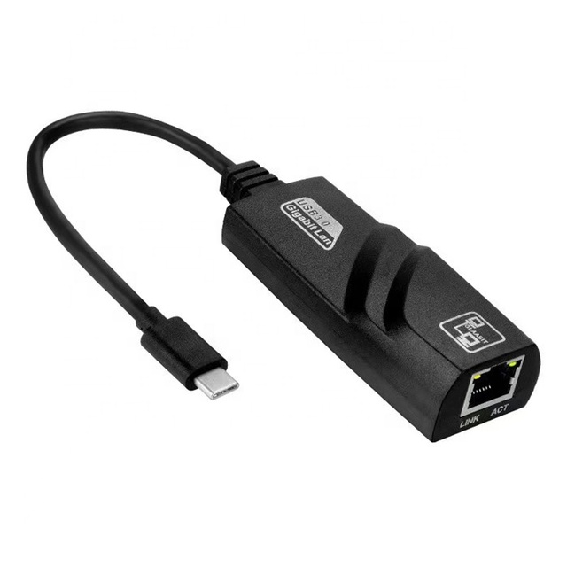 High Quality USB-C Gigabit Ethernet Adapter 10/100/1000Mbps Network Card for Desktop Laptop Android TV Box Rj45 LAN External