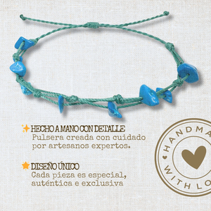 Ciondolo alla moda con amuleto regolabile in pietra naturale in acciaio inossidabile da donna uomo fatto a mano - Product Image 2