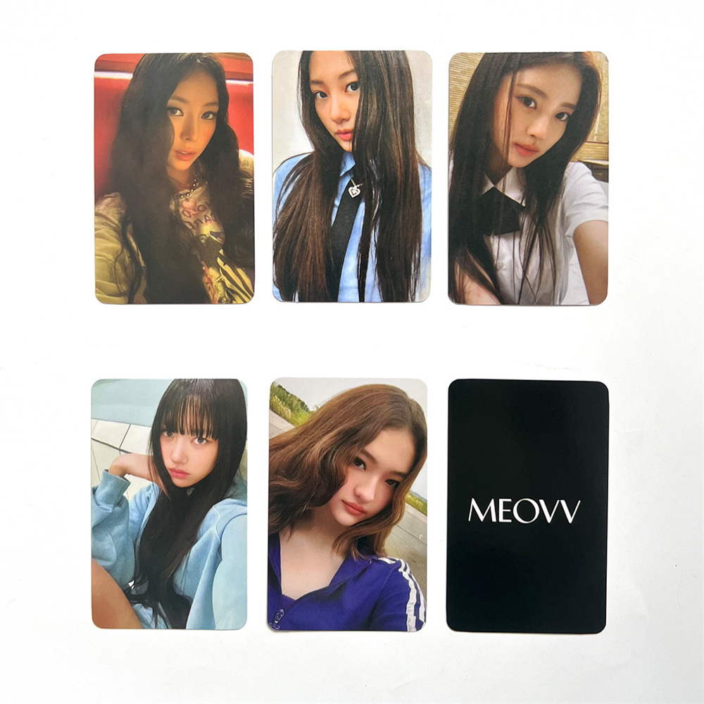 meovv 中国 ポップアップ 購入特典 スイン 5枚セット Kpop MEOVV シングル MEOW フォトカード ポストカード アルバム LOMO