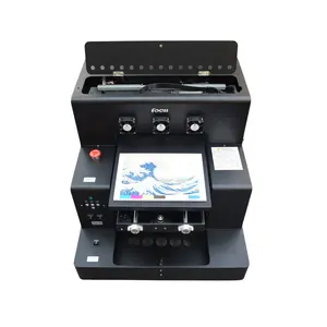 FocusInc l1800 uv led digital cd printer two heads a3 pen pvc tea packaging uv light acrylic printer