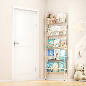 Étagère de rangement murale multifonctionnelle à 5 niveaux pour cuisine avec ventouse - Product Image 3