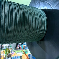 LANXIN Lxaramidcs Corde tressée en aramide 2 mm vert olive 16 brins, ligne de pêche résistante aux coupures, 100 % KEVLAR, ignifuge et résistante à la chaleur