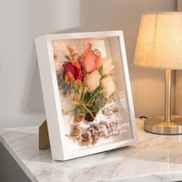 Nuevo Marco de Fotos Artístico con Caja de Sombra, Impresión UV, Ecológico y Duradero, para Mesa