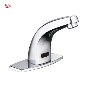 Touchless Sensor with Ceramic Valve Core Infrared Water Tap for Bathroom Basin Sensor Faucet