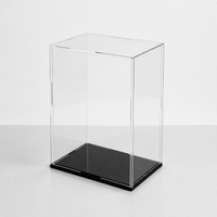 Boîte de présentation de collection de modèles de voitures de luxe Art Déco, personnalisée, en acrylique transparent haute qualité, moulée par injection, étanche et anti-poussière