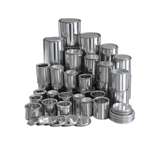 接着剤とコーティング用のレバー蓋付き金属丸缶パッキング付きペイント缶 - Product Image 1