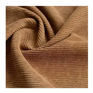 Groothandel Zachte Corduroy Stof 11W 16W 21W Fluwelen Polyester Stretch Corduroy Stof Voor Jurk Broek