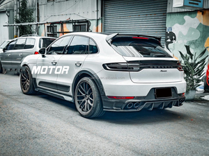 สปอยเลอร์หลังคาร์บอนไฟเบอร์คุณภาพสูงสำหรับ Porsche Macan S 95B 2014-2025 ปีกหลังฝากระโปรงท้าย - Product Image 6