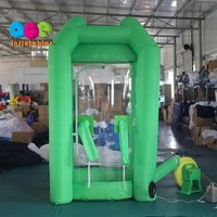 Cabine gonflable attrape-billets personnalisée pour la promotion d'événements