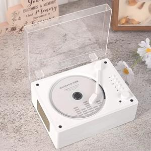 Reproductor de CD Retro, Altavoz Inalámbrico Recargable con BT5.0, Reproductor de Música Portátil para el Hogar, Disfrute Diario de la Música - Product Image 5