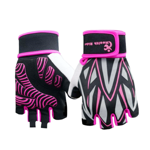 Luvas de Ginástica para Ciclismo ao Ar Livre, Respirável, Antiderrapante, Meio Dedo, Microfibra, Fitness - Product Image 1