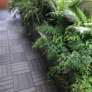 Buena calidad de salida de fábrica PE enclavamiento Snap Click resistencia al moho Veranda piso DIY WPC <span class=keywords><strong>azulejos</strong></span> de cubierta - Product Image 6