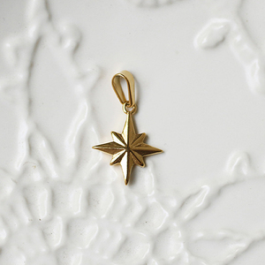 Yumfeel — collier pendentif plaqué or 18K, pendentif étoile du <span class=keywords><strong>nord</strong></span> en acier inoxydable, breloque étoile, bijoux de <span class=keywords><strong>voyage</strong></span> pour femmes, cadeau - Product Image 1