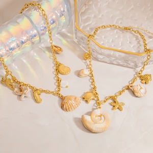 Collares de Moda VVS al por Mayor de Acero Inoxidable con Baño de Oro Fino, Joyería Permanente Personalizada, Cadenas, Colgantes y Dijes para Mujer - Product Image 2