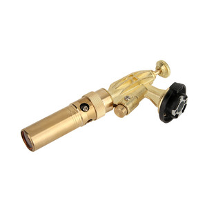 Đồng kim loại ngọn lửa Đánh lửa butan cầm tay Hàn ngọn đuốc nhẹ hơn sưởi ấm ngọn đuốc loại - Product Image 5