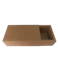 Emballage personnalisé de marque Ome certifié Fsc de luxe boîte de papier à tiroir ondulé avec impression pour sous-vêtements et chaussettes