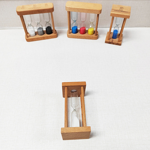 Wholesale Modern Creative Custom Wood Hourglass 3/5 Minutes Wood <strong>Sand</strong> <strong>Timer</strong> Colorful <strong>Sand</strong> Hour for Everyday Timing Use - Product Image 5