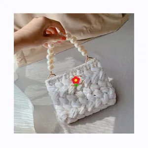 Wholesale Large Capacity Durable Oblique Cross Portable Fashion Women's Handmade Handbag