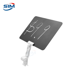 Clip d'étiquetage réglable pour PC, support de présentation de détail, <span class=keywords><strong>pince</strong></span> pour étiquette de marchandise avec bras pivotant <span class=keywords><strong>à</strong></span> 360°, certifié CE - Product Image 5