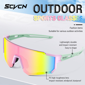 Gafas Deportivas de Ciclismo Scvcn, Espejo Polarizado, Resistentes al Viento, para Ciclismo al Aire Libre, Correr, Multifuncionales para Hombre y Mujer - Product Image 5
