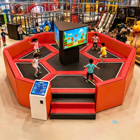 Pantalla Interactiva para Fiestas Bounce Party, Juego de Trampolín con Pantalla Grande HD, Sensor de Movimiento, Bounce Meteor Arcade para Parque de Trampolines