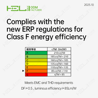 Luces LED tipo vela Heli, forma de G, 5W, E14, SMD, fuente de alimentación CA/CC, instalación residencial con tornillo