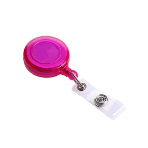 Colorato di plastica colore personalizzato yoyo id badge reel retrattile distintivo bobina