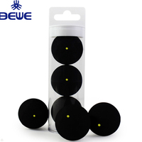 Balles de squash professionnelles à faible MOQ en gros, à vitesse lente, avec un seul point jaune
