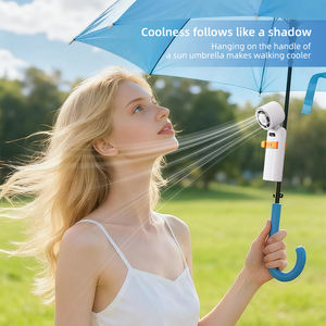 Nuevo Ventilador de Mano Plegable con Refrigeración de 3000mAh, Pantalla LED Digital, Compresor de Hielo, Mini Ventilador Turbo - Product Image 2