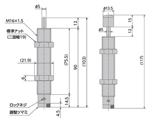 Giảm xóc mini chất lượng cao, thép không gỉ, sản xuất tại Nhật Bản, OEM, có thể điều chỉnh miễn phí - Product Image 2