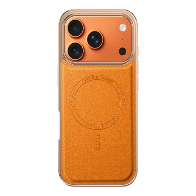 Wholesale Plating Magnetic PU Leather Phone Case for iPhone 18 17 16 15 14 13 Pro Max 17 Air Wireless Charging Shockproof Cover