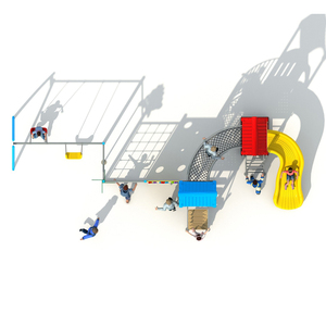 Fabricante Personaliza <span class=keywords><strong>Parques</strong></span> <span class=keywords><strong>Infantiles</strong></span> de Acero y Plástico para Jardín, <span class=keywords><strong>Parques</strong></span> Deportivos, Toboganes y Columpios <span class=keywords><strong>Pequeños</strong></span> de Aventura - Product Image 2