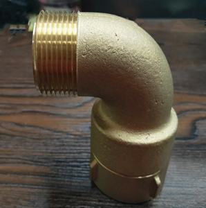Adaptateur coudé pivotant en laiton haute pression: <span class=keywords><strong>raccord</strong></span> de connecteur de <span class=keywords><strong>tuyau</strong></span> d'incendie femelle à mâle NPT de 2" - Product Image 2