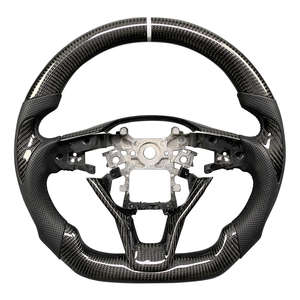 Volante de coche mejorado y modificado para <span class=keywords><strong>Honda</strong></span> <span class=keywords><strong>CIVIC</strong></span> Accord GK5 2014 2015 2016 2017 volante de cuero de fibra de carbono - Product Image 6
