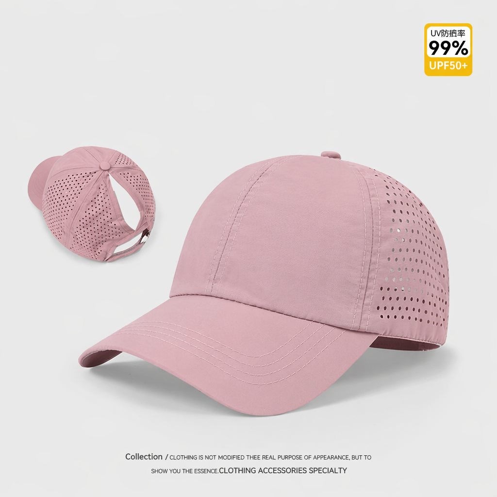 Ouverture verticale du trou-rose