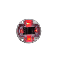 Marqueur de route solaire encastrable dans le sol, éclairage led yeux de chat, clignotant en aluminium, idéal pour une entrée ou un trottoir, ip68