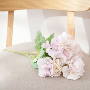 ดอกไฮเดรนเยียเทียมห้าง่ามพร้อมดอกไม้ขนาดใหญ่เหมาะสำหรับตกแต่งบ้านระเบียงตกแต่งดอกไม้ - Product Image 5