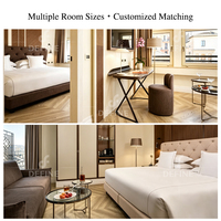 Komplettanbieter für Hotelmöbel Luxuriöse Hotelzimmer-Sets Kingsize-Hotelbetten 3 4 5 Sterne Gastronomiemöbel-Lieferant