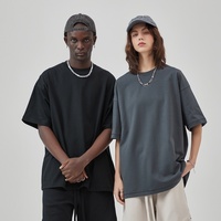 Nouvelle Collection Printemps/Été T-shirt Homme 100% Coton Tricoté 385G à Impression Numérique Intense Anti-Boulochage Couleur Unie Coupe Ample