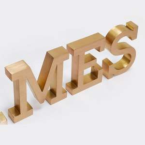 2024 nuovo arrivo professionale di intaglio personalizzato oro lucidato faccia casa numero casa digitale segno numero civico personalizzato per l'ufficio - Product Image 3