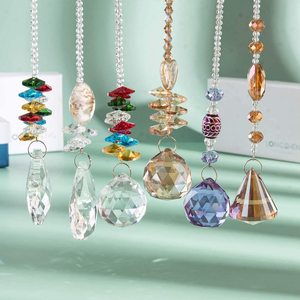 Lustre presentes octogon chakra, bolas de cristal para decoração de casa, escritório, jardim, coletor de sol - Product Image 4