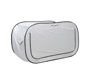 Moustiquaire <span class=keywords><strong>de</strong></span> lit d'extérieur pliable entièrement fermée avec isolation indépendante, tente d'ombrage intégrée double usage pour le camping - Product Image 5