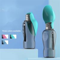 Haute qualité Portable pliant 800ml chien bouteille d'eau grande capacité ABS mise à niveau vente chaude voyage marche bols pour animaux de compagnie et mangeoires