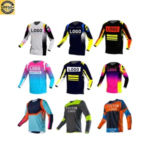 Camiseta Transpirable de Poliéster con Protección UV para Hombre, Jersey Personalizado para Motociclismo, Carreras de Autos, Motocross, Ciclismo - Product Image 2